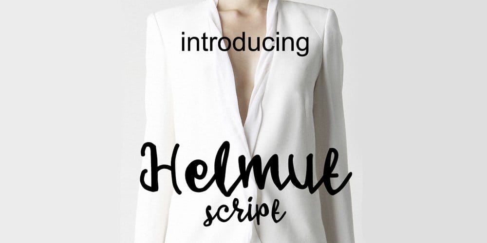 250 + Free Modern Script Fonts for Designers 353 Helmut Font
