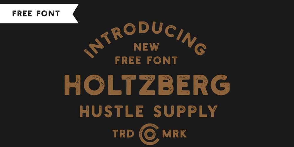 200+ Great Free Fonts for Designers 580 Holtzberg-Font