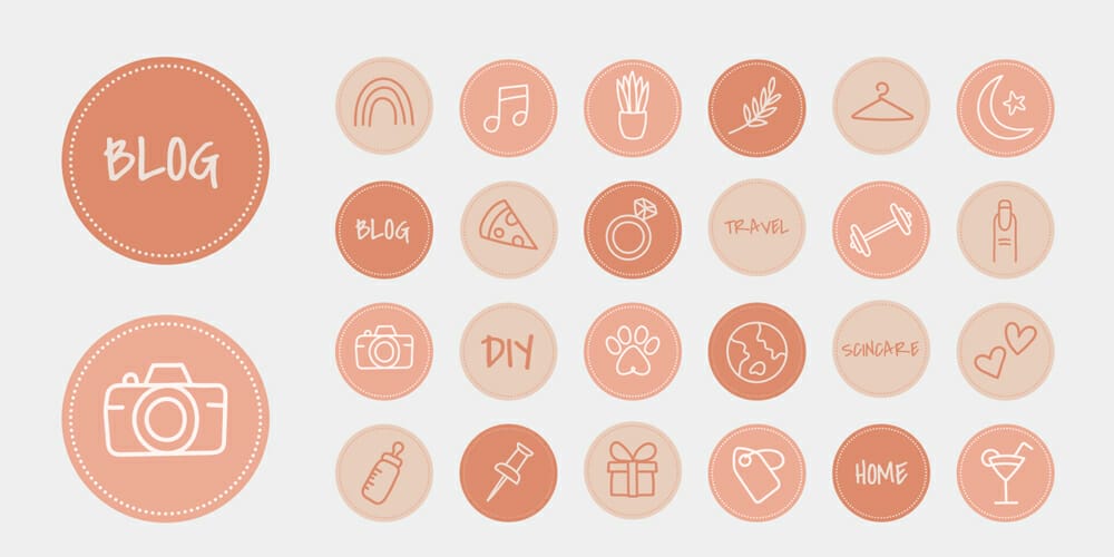 Best Free Icon Sets 2024 432 IG Story Icons