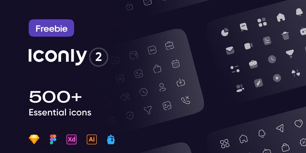 Best Free Icon Sets 2024 346 Iconly 2 Essential Icons