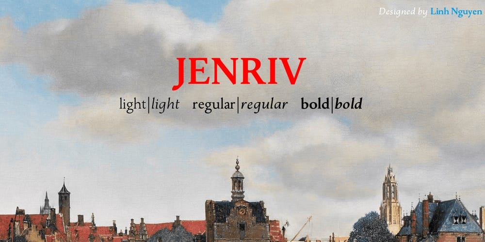 Jenriv Titling Font