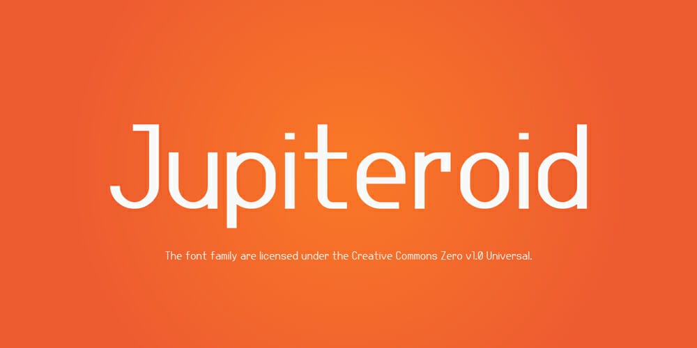 200+ Great Free Fonts for Designers 599 Jupiteroid Font