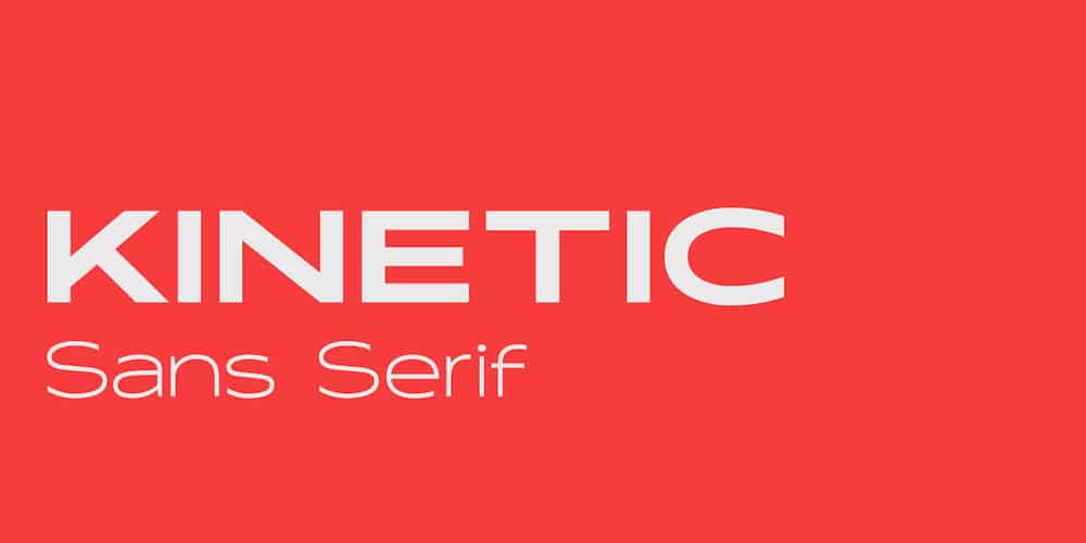 200+ Great Free Fonts for Designers 179 Kinetic Sans Serif Typeface