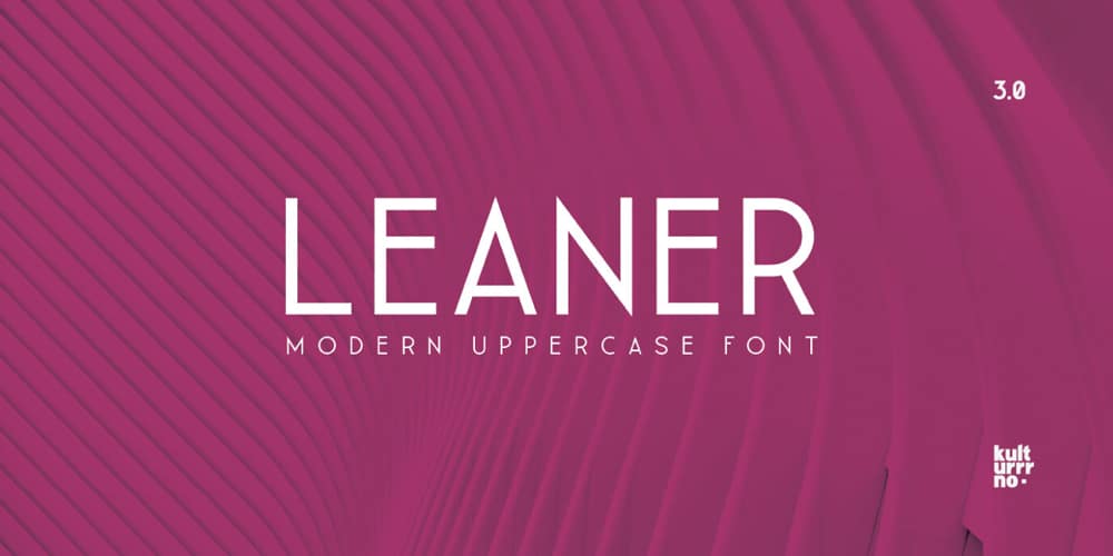 200+ Great Free Fonts for Designers 529 Leaner Font