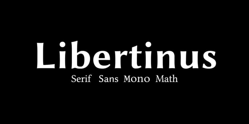 Libertinus Font