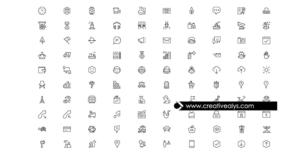 Best Free Icon Sets 2024 40 Line-Icons