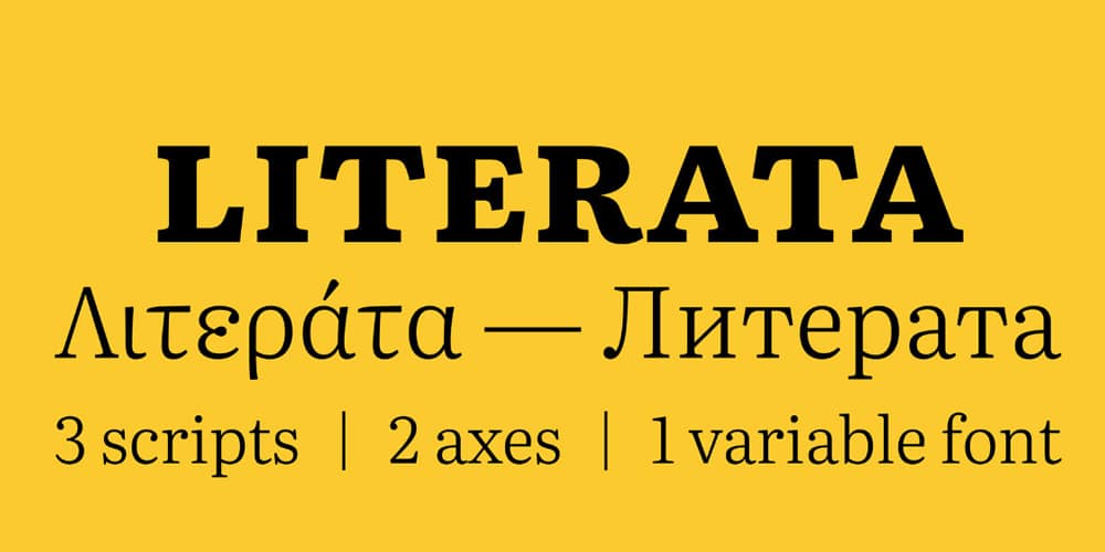 200+ Great Free Fonts for Designers 601 Literata 3 0
