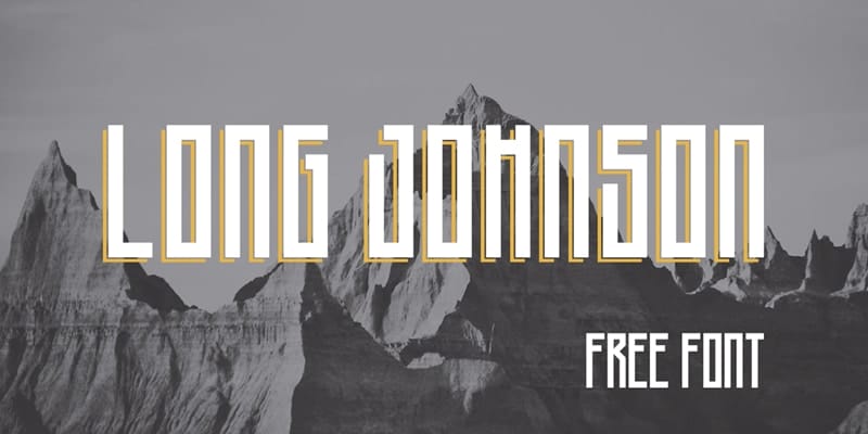 Long Johnson Font