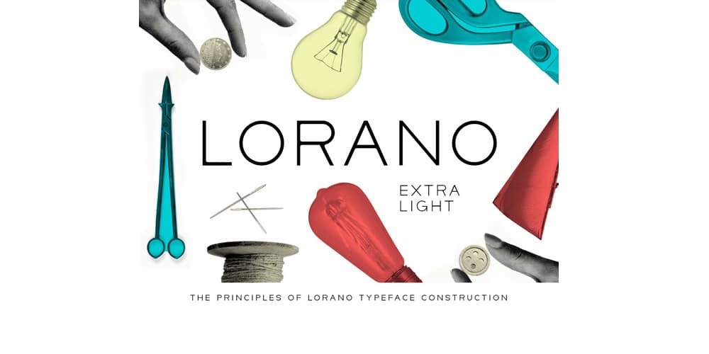 200+ Great Free Fonts for Designers 540 Lorano-ExtraLight-Typeface