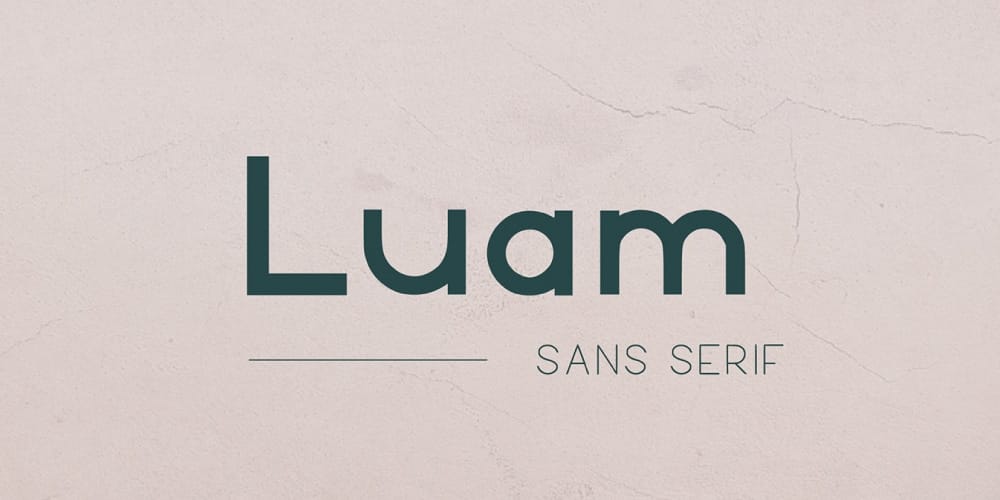 200+ Great Free Fonts for Designers 268 Luam Sans Serif Font