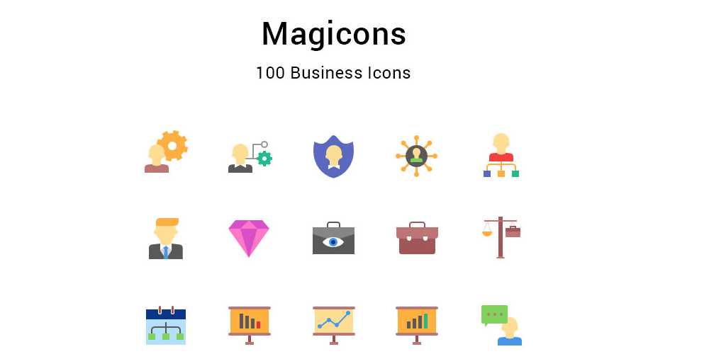 Best Free Icon Sets 2024 130 Magicons Business Icons