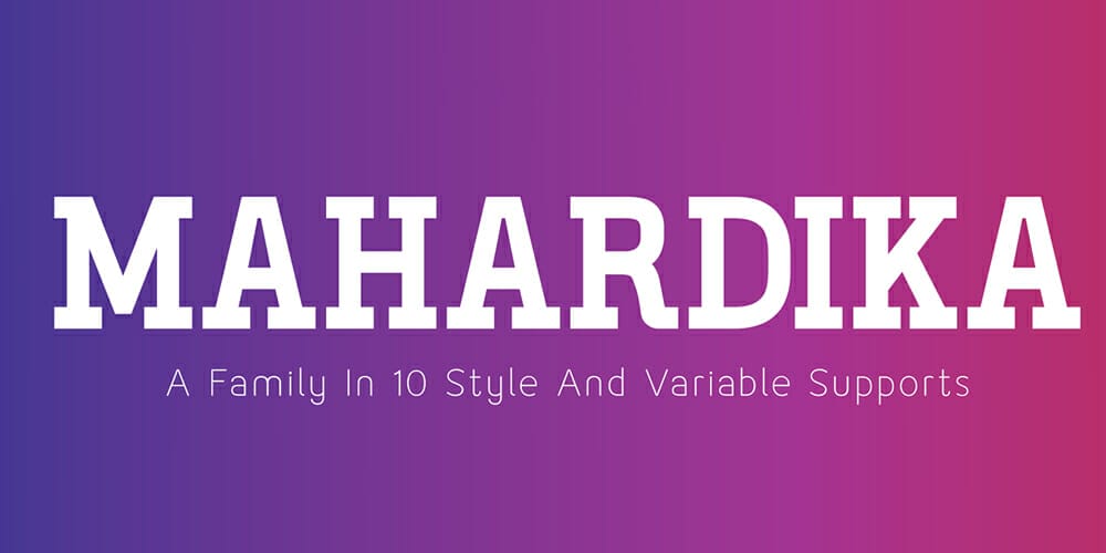 200+ Great Free Fonts for Designers 66 Mahardika Font