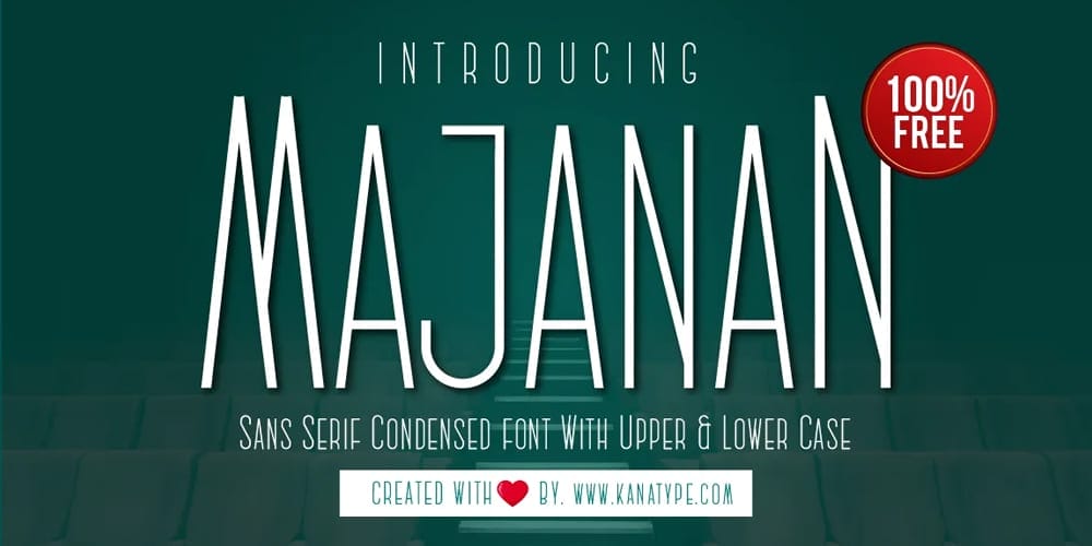 200+ Great Free Fonts for Designers 163 Majanan Sans Serif Font
