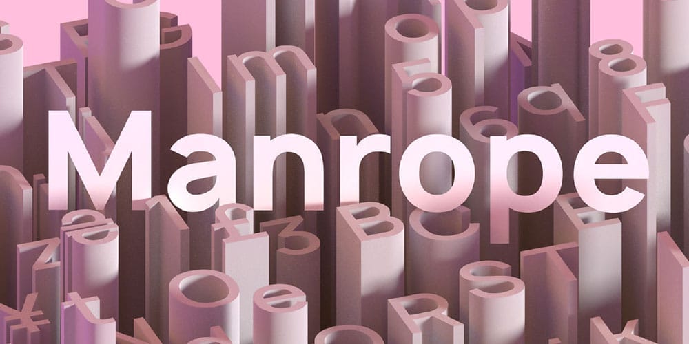 Manrope Sans Serif Font