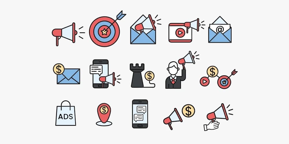 Best Free Icon Sets 2021 194 Marketing Icons Vector