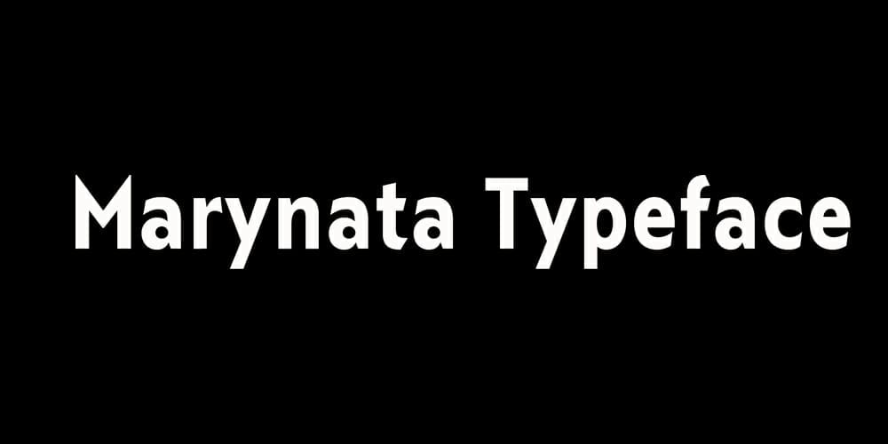 Marynata Typeface
