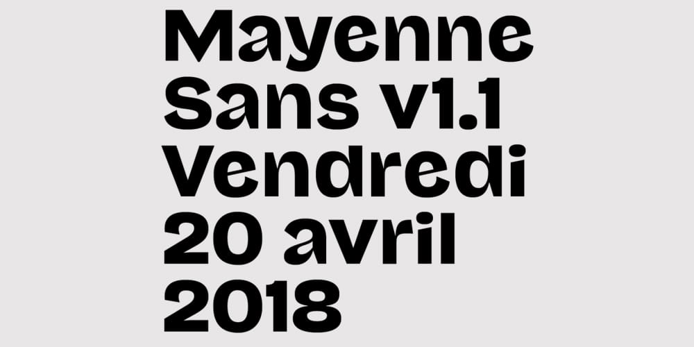 200+ Great Free Fonts for Designers 212 Mayenne Sans