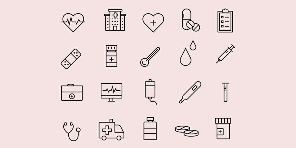 Best Free Icon Sets 2024 170 Medical Icon Vector Collection