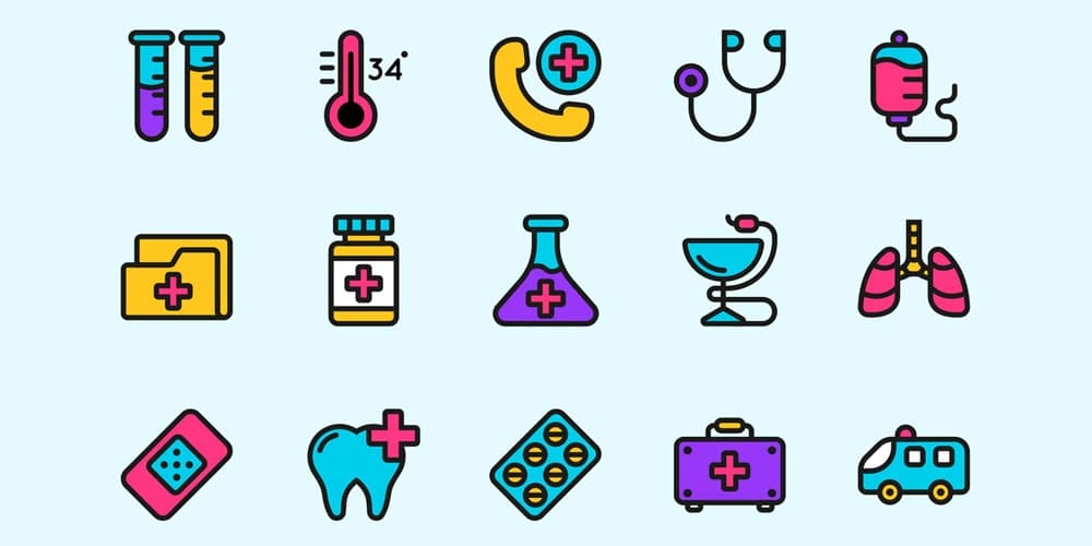Best Free Icon Sets 2021 274 Medical Icons