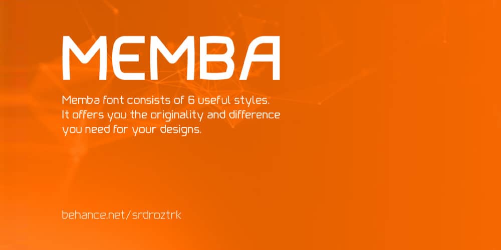 200+ Great Free Fonts for Designers 175 Memba Font