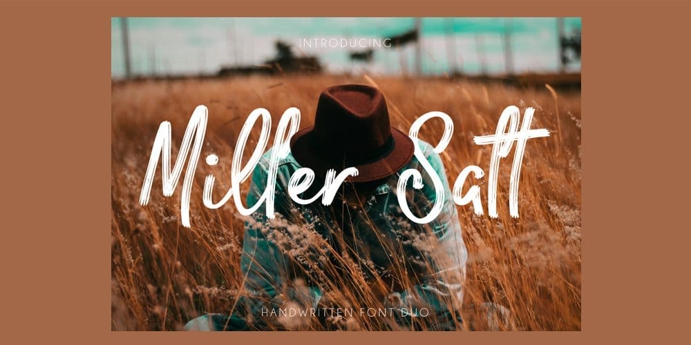 200+ Great Free Fonts for Designers 561 Miller Salt Font DUO