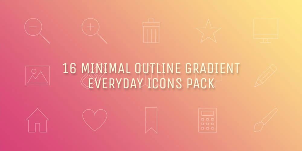 Best Free Icon Sets 2024 56 Minimal Gradient Outline Everyday Free Icon Sets