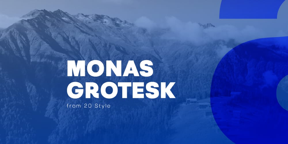 200+ Great Free Fonts for Designers 157 Monas Grotesk