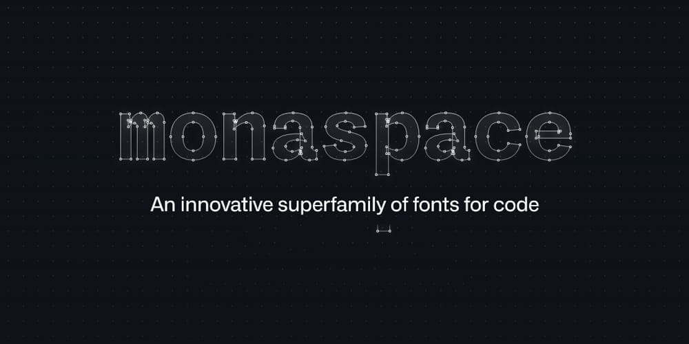 200+ Great Free Fonts for Designers 629 Monaspace Font Family