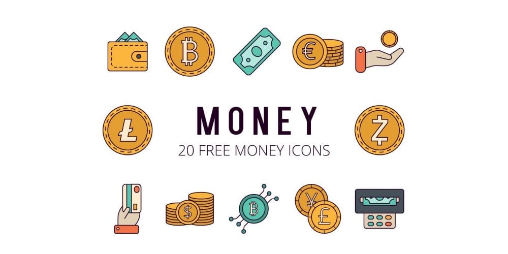 Best Free Icon Sets 2024 424 Money Vector Icons