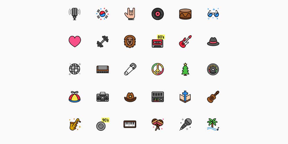 Best Free Icon Sets 2024 338 Music Genres Icons