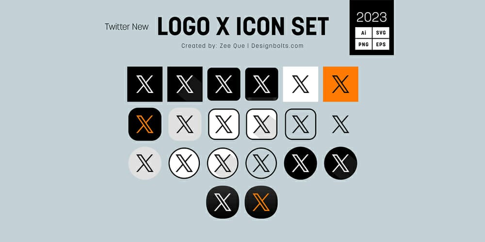 Best Free Icon Sets 2024 148 New Twitter X Logo Icons