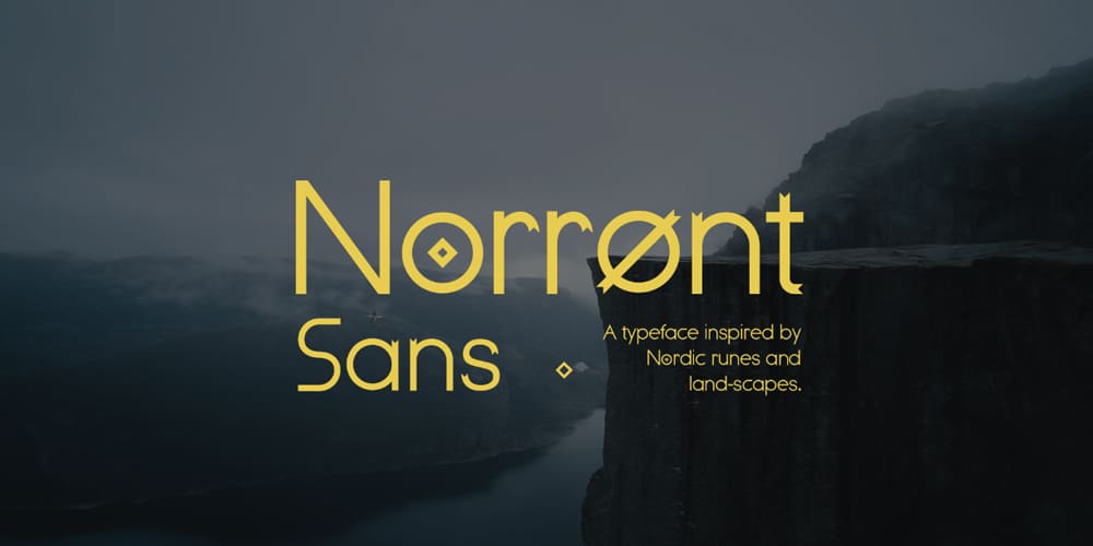 200+ Great Free Fonts for Designers 187 Norront Typeface