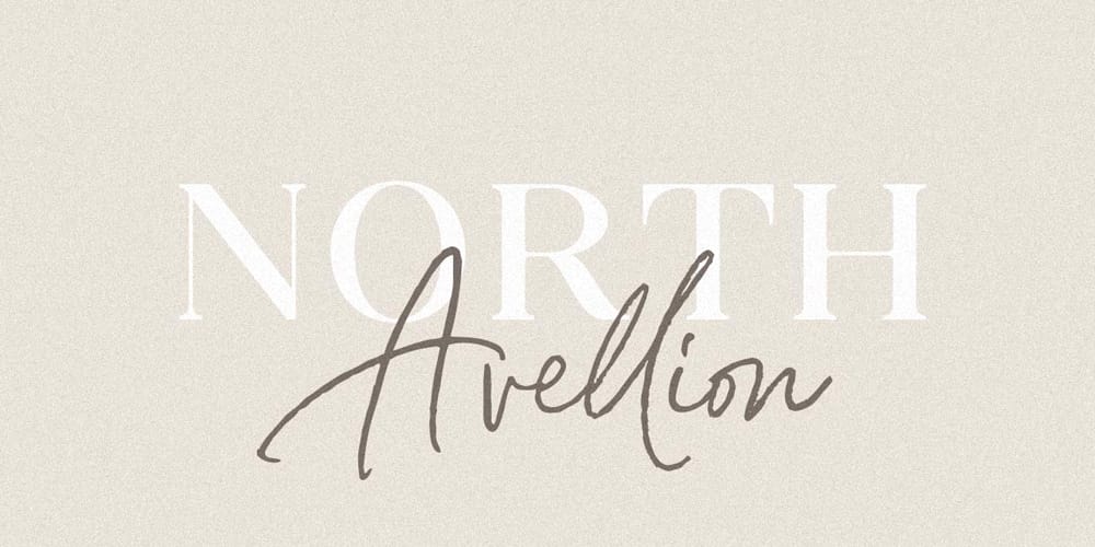 200+ Great Free Fonts for Designers 673 North Avellion Font Duo