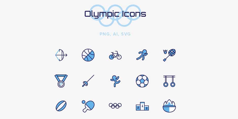 Best Free Icon Sets 2024 310 Olympic Sport Icons