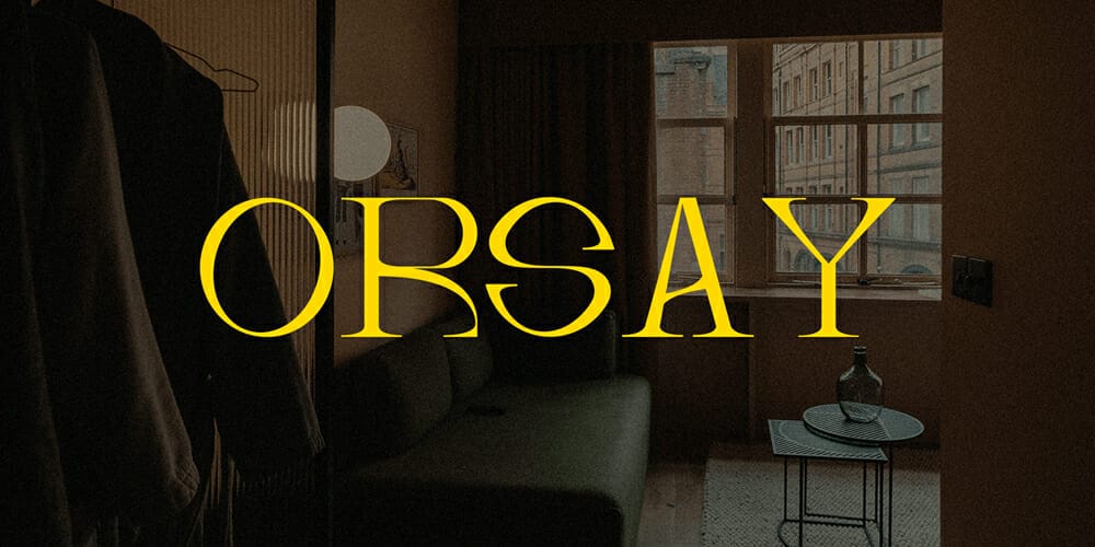 200+ Great Free Fonts for Designers 68 Orsay Typeface