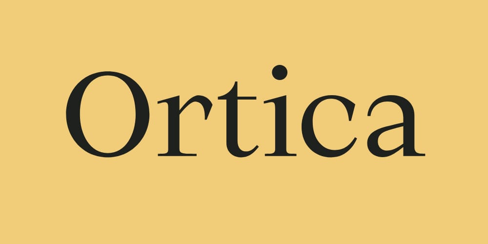 200+ Great Free Fonts for Designers 57 Ortica