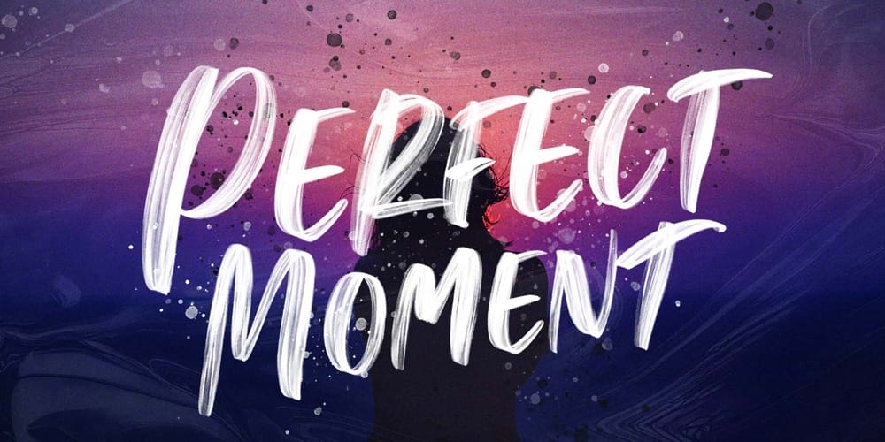 200+ Great Free Fonts for Designers 487 Perfect Moment Handwritten Font