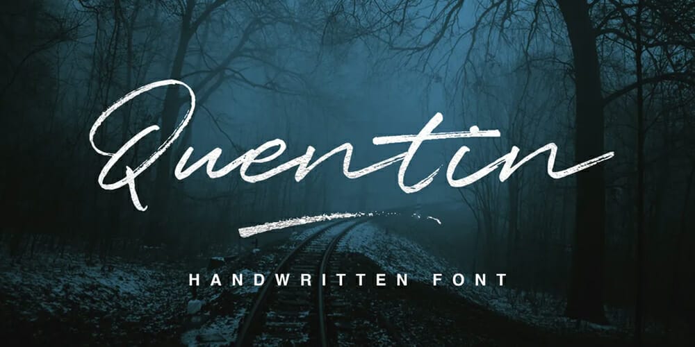 200+ Great Free Fonts for Designers 383 Quentin Script