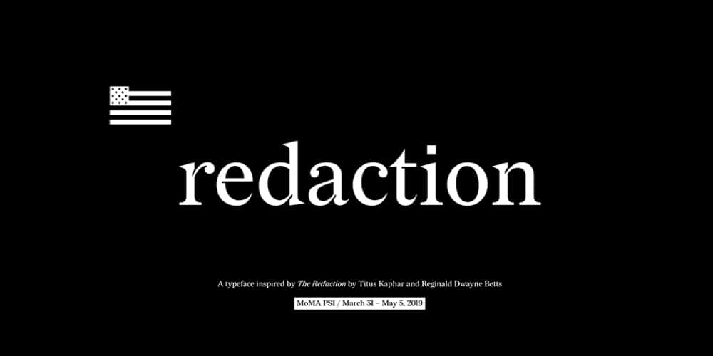 200+ Great Free Fonts for Designers 106 Redaction Serif Font