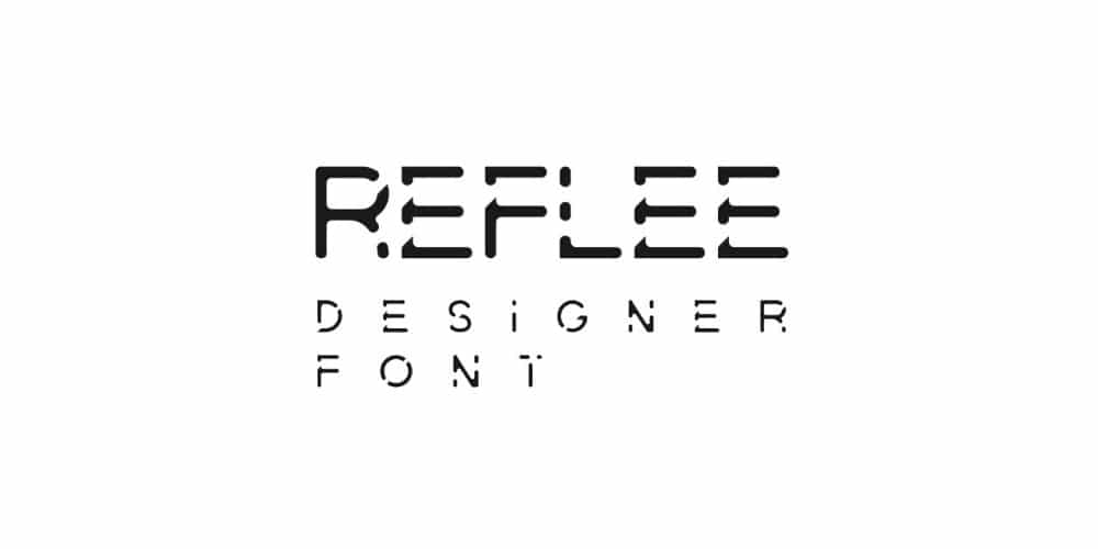 200+ Great Free Fonts for Designers 230 Reflee Font