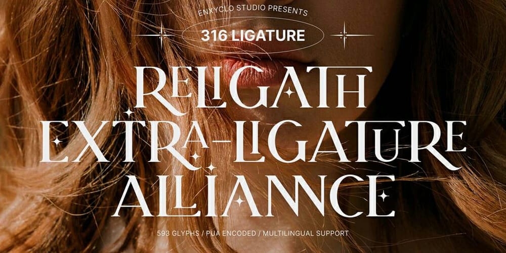 200+ Great Free Fonts for Designers 58 Religath Font