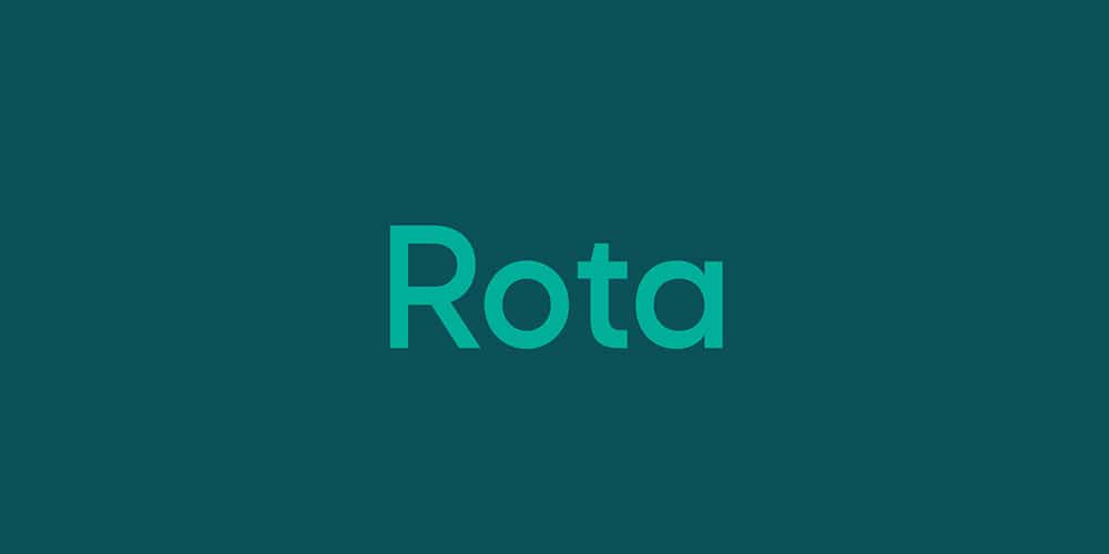 200+ Great Free Fonts for Designers 160 Rota Font