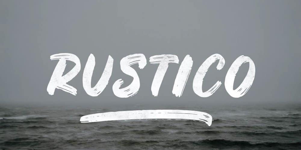 200+ Great Free Fonts for Designers 556 Rustico Font
