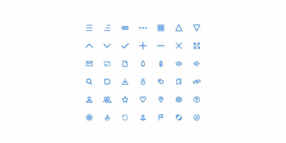 Best Free Icon Sets 2024 374 Sailor UI Icons