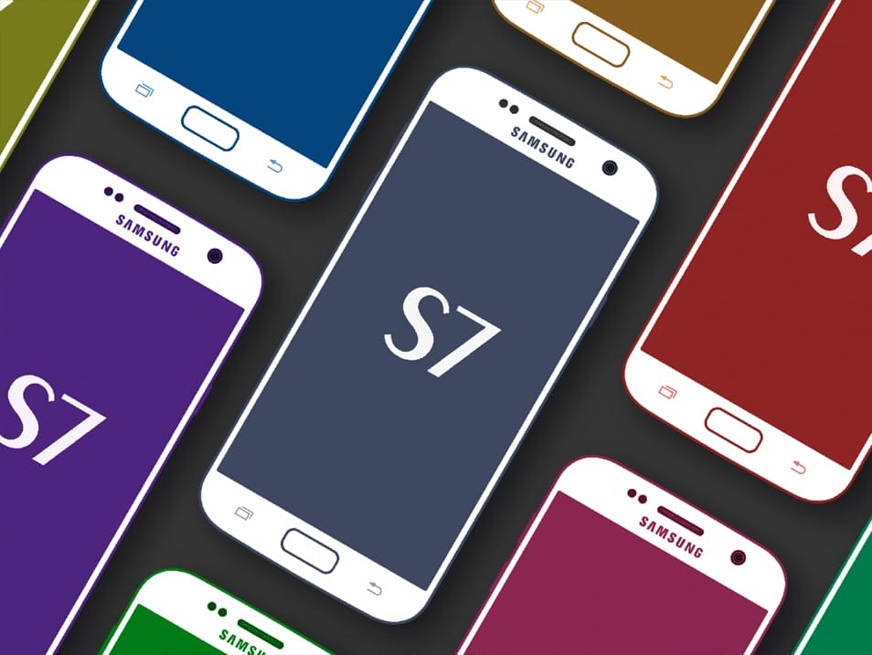300+ Smartphone Mockup PSD Templates 77 Samsung Galaxy S7 Cool MockUp