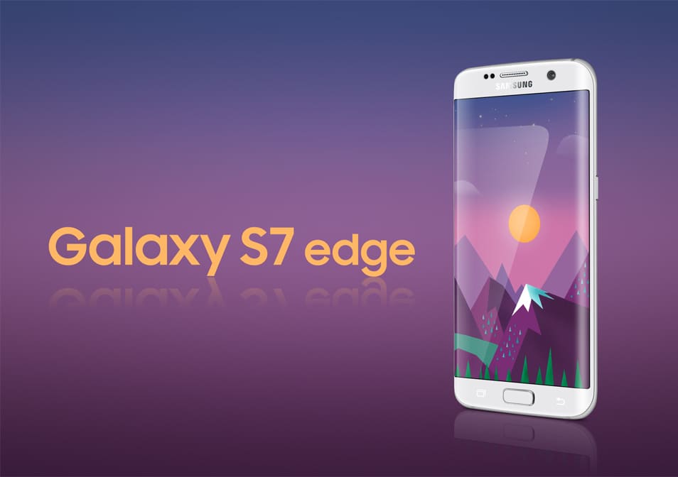 300+ Smartphone Mockup PSD Templates 66 Samsung Galaxy S7 Edge Mockup