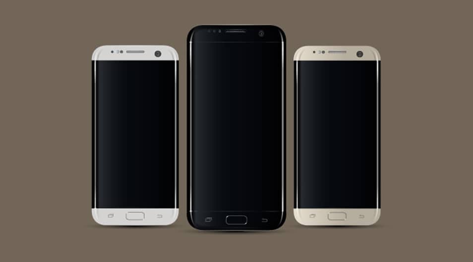 300+ Smartphone Mockup PSD Templates 70 Samsung S7 Edge MockUp