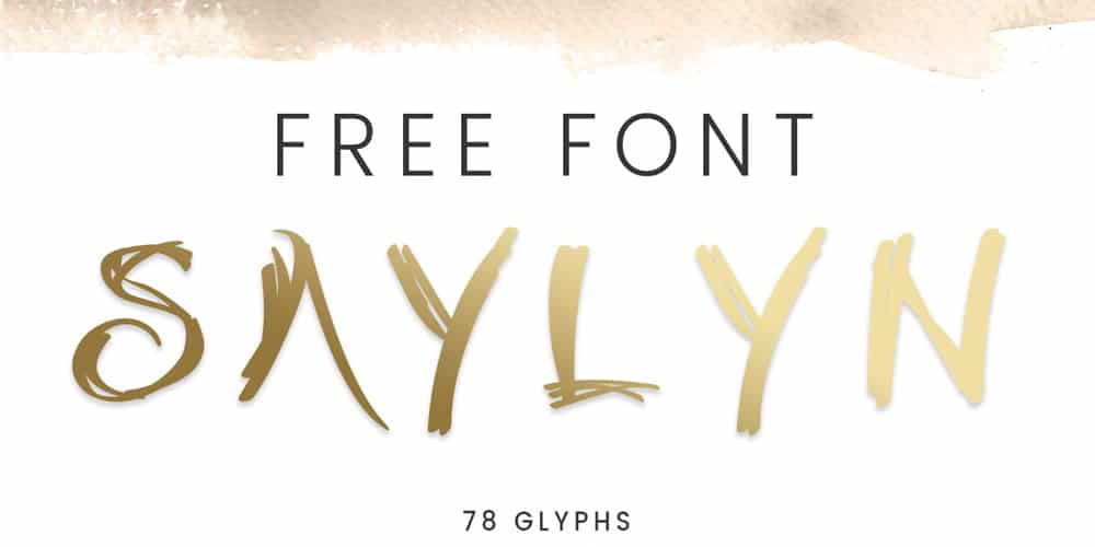 Saylyn Hand Drawn Font