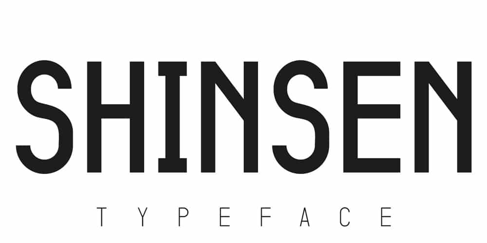 200+ Great Free Fonts for Designers 158 Shinsen Typeface