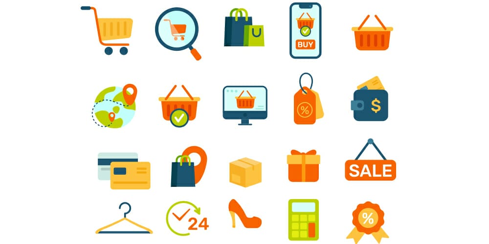 Best Free Icon Sets 2024 361 Shopping Icons